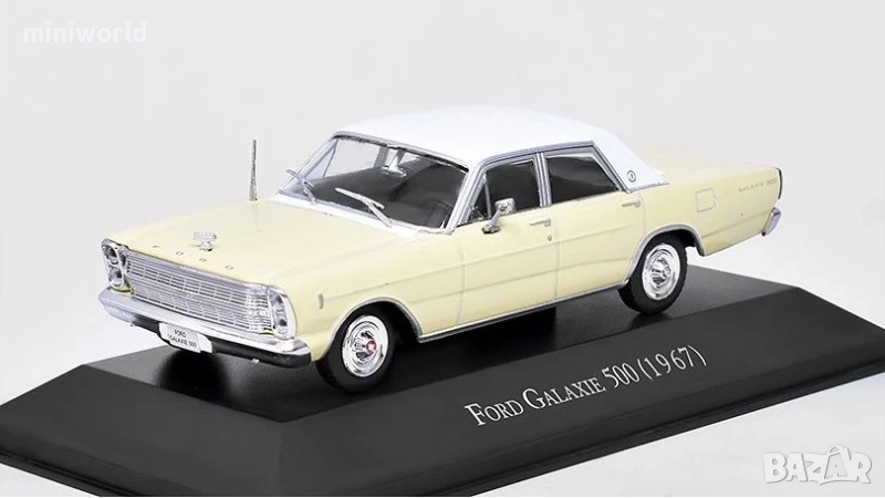 Ford Galaxie 500 1967 - мащаб 1:43 на DeAgostini моделът е нов в блистер, снимка 1