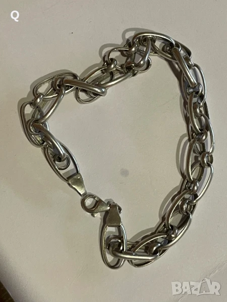 Сребърна мъжка гривна, проба 925 (21), снимка 1