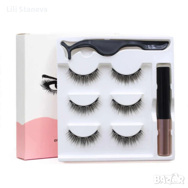 Изкуствени мигли с магнитчета – Лесно и естествено решение за твоето обаяние. , снимка 1