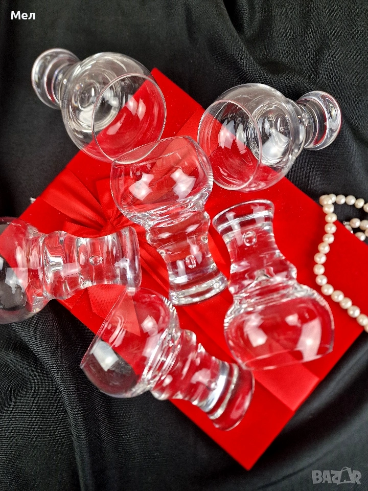 Кристални чаши за коняк , снимка 1