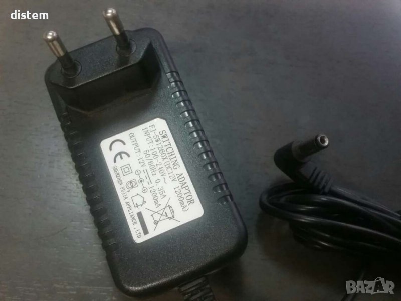Адаптер  SWITCHING ADAPTER  DC 12V  1200mA, снимка 1