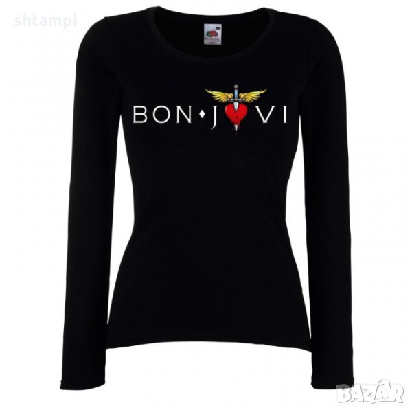 Дамска тениска Bon Jovi 4, снимка 1