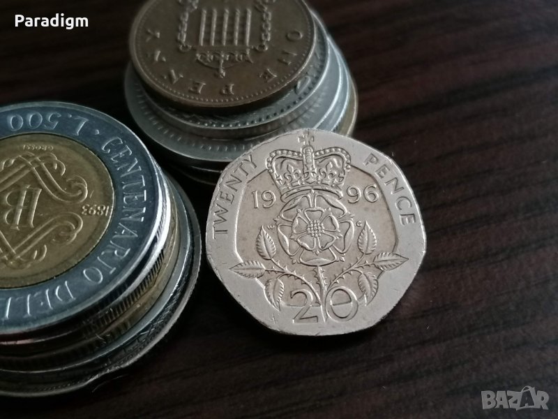 Монета - Великобритания - 20 пенса | 1996г., снимка 1