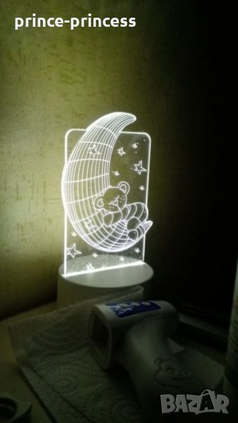 LED Нощна лампа Мечо, снимка 1