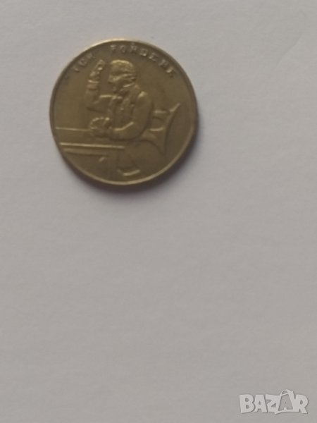 Много рядък жетон Gaming Counters for Boston Whist . Issued circa 1840. By Loos in Berlin , снимка 1