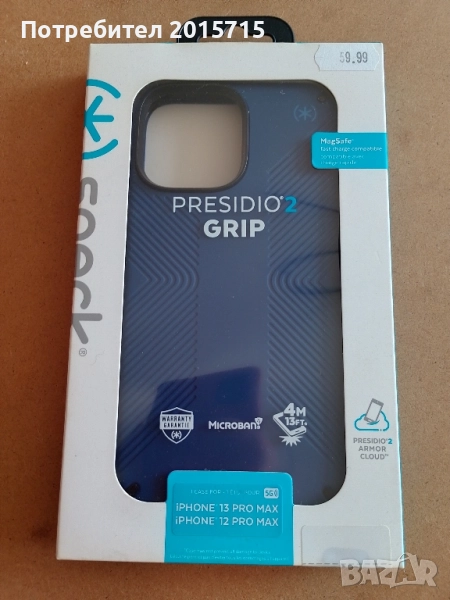 Калъф Speck Presidio2 Grip ClickLock & MagSafe за iPhone 13 pro max и iPhone 12 pro max, снимка 1