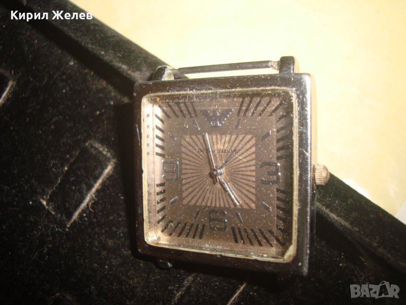 EMPORIO ARMANI QUARTZ МАРКОВ КВАРЦОВ ЧАСОВНИК ЕМПОРИО АРМАНИ - РАБОТЕЩ 21893, снимка 1