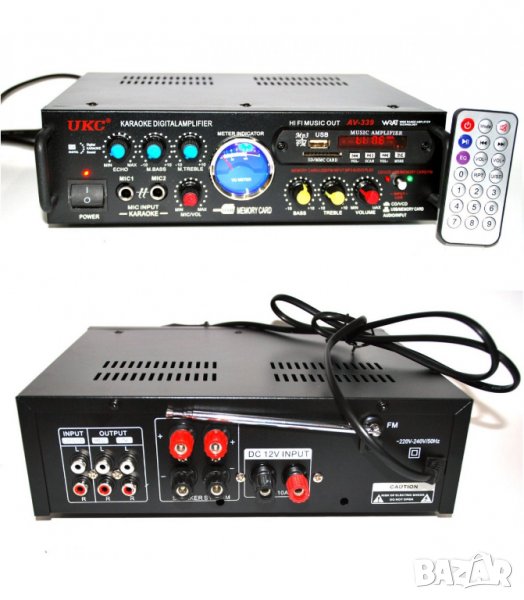Караоке усилвател - модел UKC AV-339BT, снимка 1