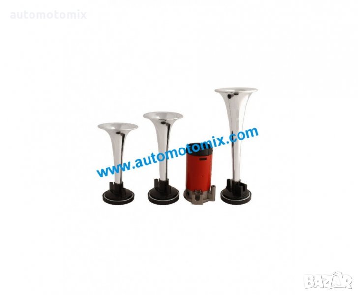 ТРОМБИ ТРОЙКА С КОМПРЕСОР 12V - 6003, снимка 1