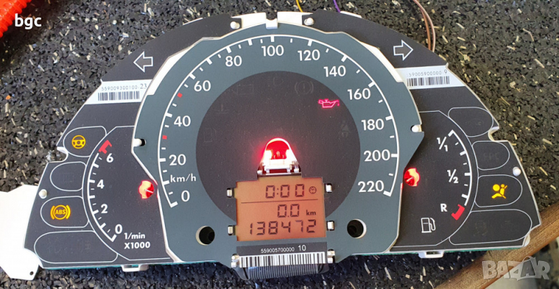 Ремонтен Комплект за Дисплей Екран Километраж LCD VW Lupo Fox РЕМОНТЕН КОМПЛЕКТ ПИКСЕЛИ, снимка 1