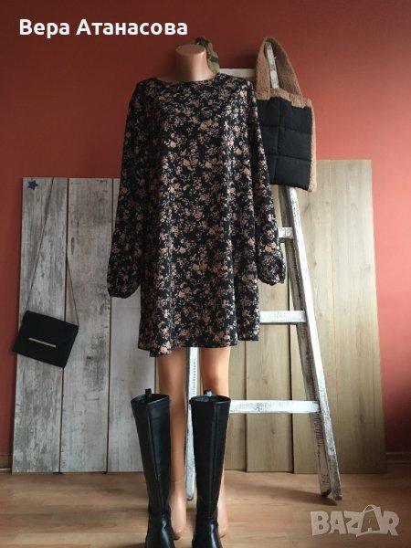 👜🧡✨Разкошна рокля в свободна кройка🔥хл/ 2 хл⚡️, снимка 1