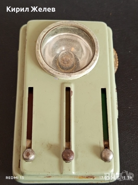 Стар рядък сигнален фенер от соца за КОЛЕКЦИЯ ДЕКОРАЦИЯ 50591, снимка 1