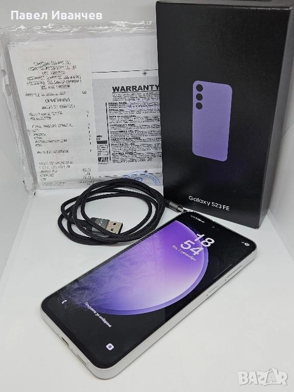Samsung Galaxy S23 FE ГАРАНЦИЯ 128Gb/8Ram Purple, снимка 1