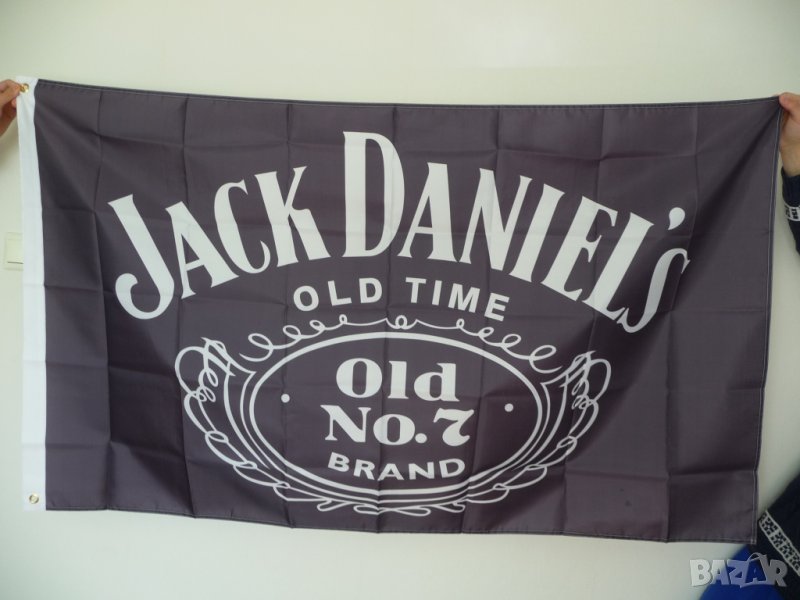 Jack Daniel's знаме флаг Джак Даниелс уиски реклама бар декорация, снимка 1