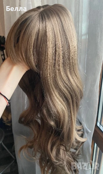 НОВА естествена перука! 100% високо качество, снимка 1