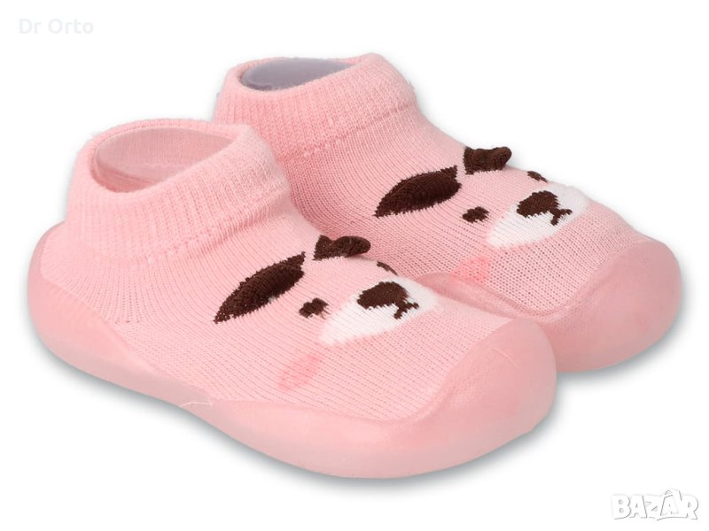 Бебешки боси обувки Befado, Розови, снимка 1