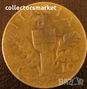 10 центисими 1942, Италия, снимка 1
