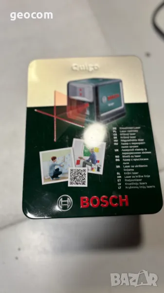 BOSCH Quigo лазeрен нивелир (Нов, кръстосан червен лазeр,10М), снимка 1