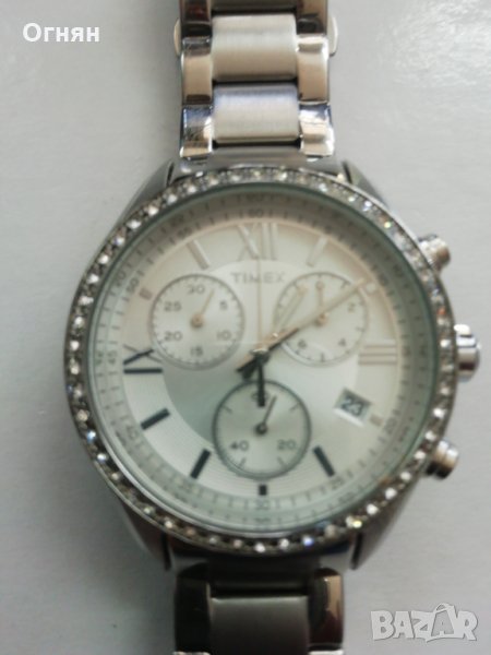Часовник TIMEX Chronograph за Дами с камъни Сваровски, снимка 1