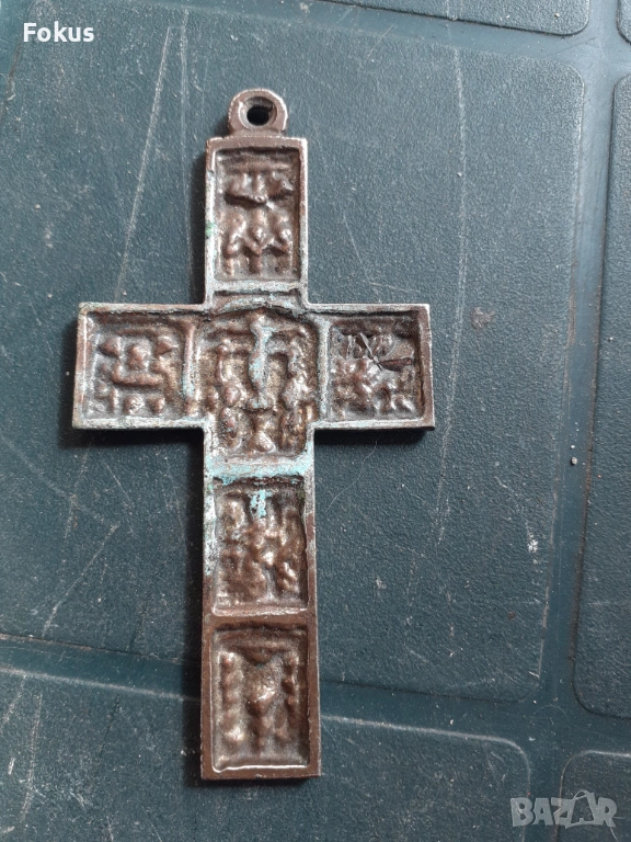 Метален кръст - реплика, снимка 1