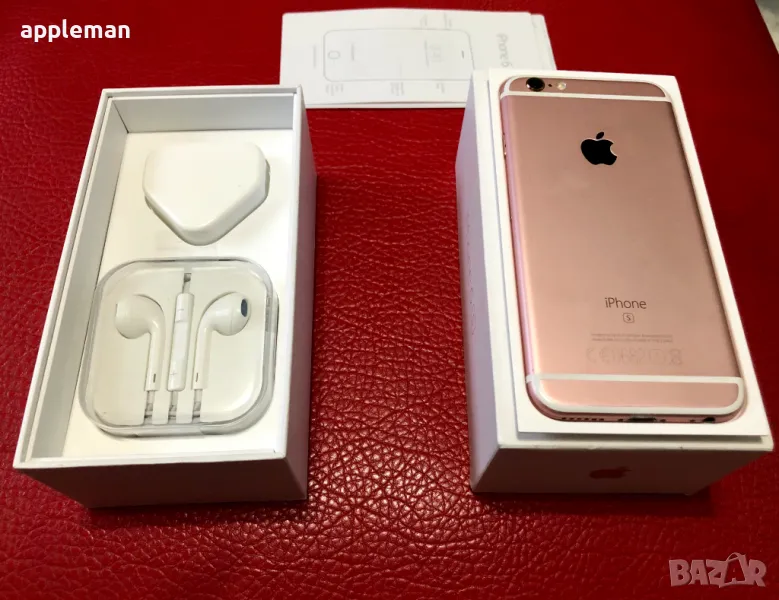 Apple iPhone 6s 16Gb rose Фабрично отключен, снимка 1