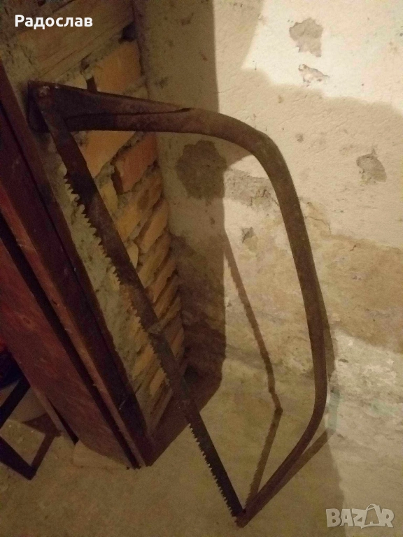 Голям стар режещ трион, снимка 1