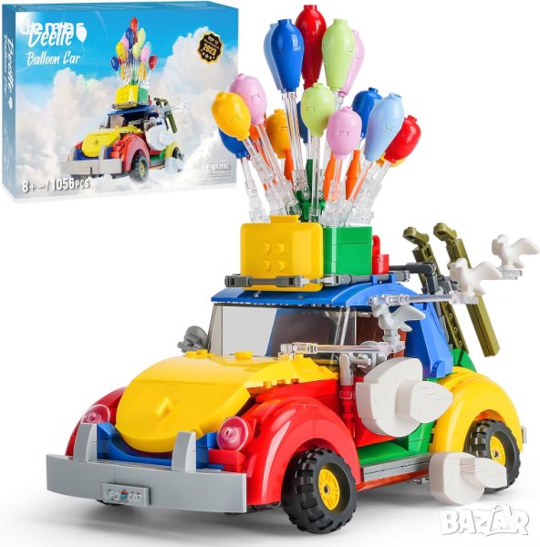 VEPOWER Idea Beette Building Set с балони, съвместим с Lego Friends, снимка 1