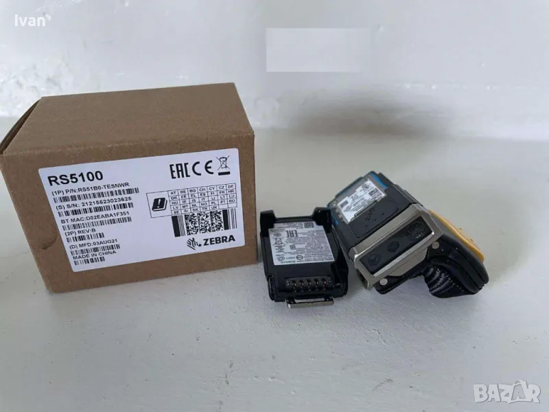  Топ Цена Скенер за баркод Zebra RS51B0-TESNWR, снимка 1