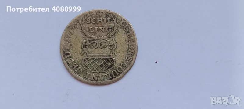 Lübeck 4 Schilling 1728, снимка 1