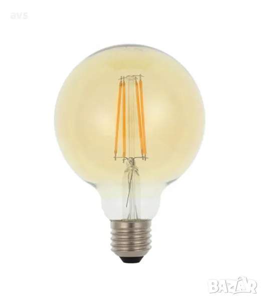 LED крушка 8W G95 2500K филамент VITO E27, снимка 1