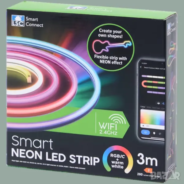 LSC Smart Connect LED NEON лента 3 metra, снимка 1