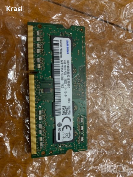 4GB 1Rx8 Samsung DDR3 за лаптоп, снимка 1