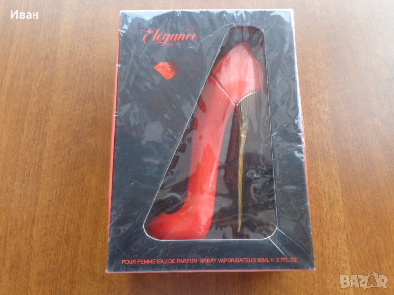 Френски дамски парфюм спрей Elegance 80ml с форма на дамска обувка, снимка 1