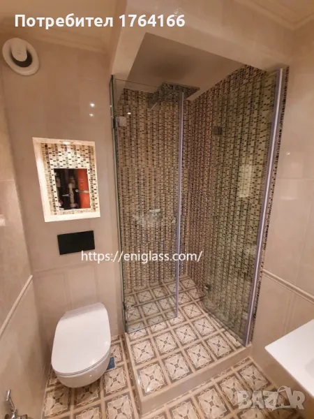 Стъклена душ кабина с размери по поръчка от ЕНИ ГЛАС ЕООД, снимка 1