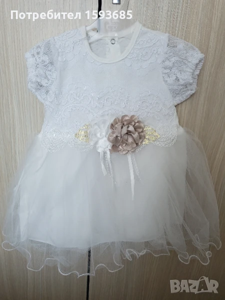 Нова бебешка рокля 80 размер , снимка 1