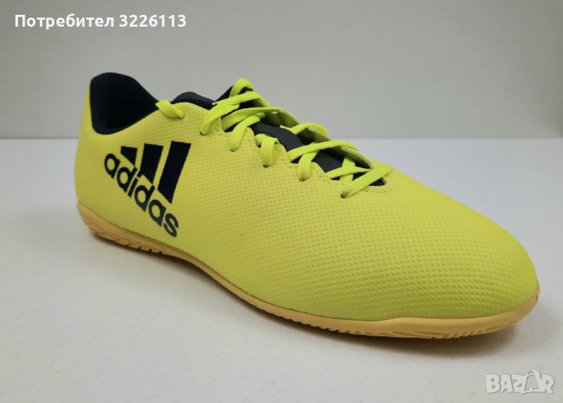 Футболни обувки за зала Adidas X 17.4 IN, размер 38.5 /UK 5.5/ стелка 24.5 см., снимка 1