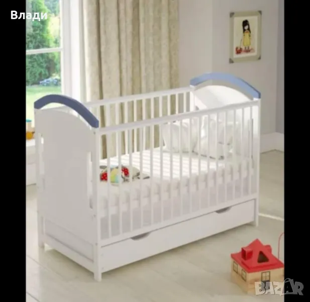 Бебешка кошарка +матрак , снимка 1