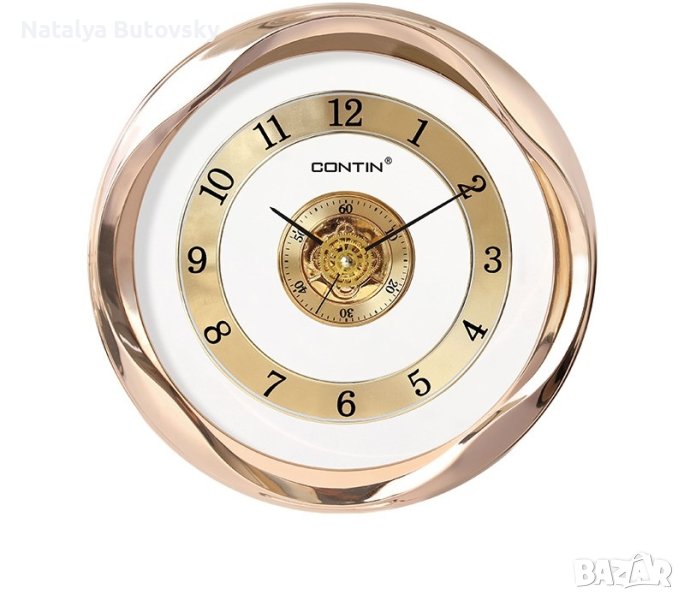 кръгъл стенен часовник, снимка 1