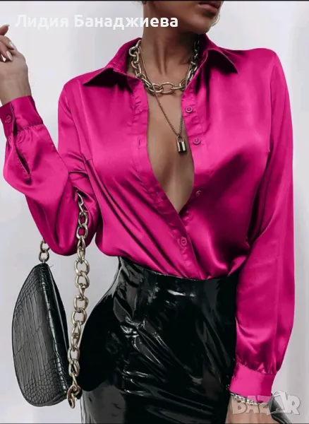Сатенена риза , снимка 1