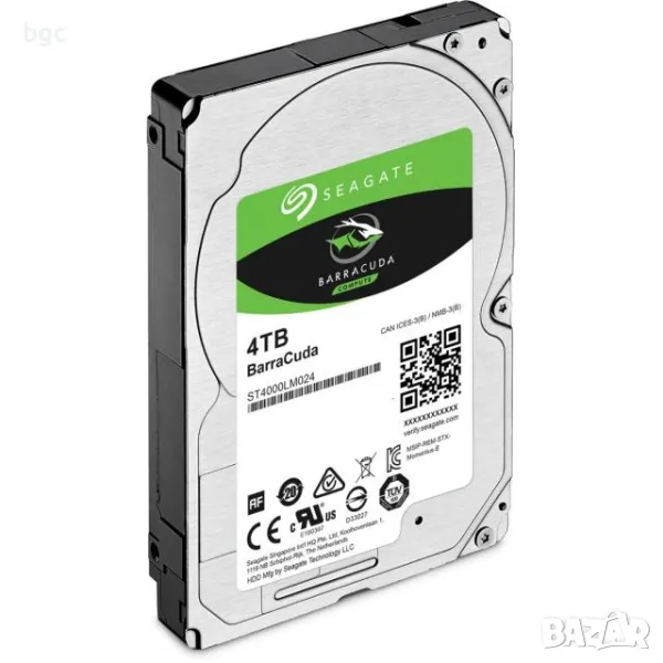 Seagate BarraCuda 4TB 5400rpm 256MB SATA3 SMR (ST4000DM004), снимка 1