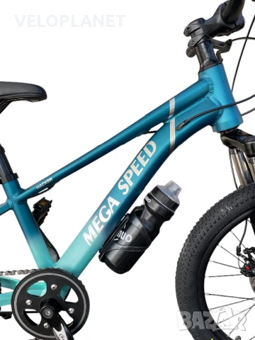 Детски алуминиев велосипед MEGA SPEED 20 цола, снимка 4 - Велосипеди - 50553659