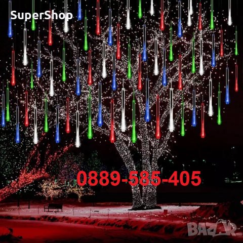 LED Коледни Украси RGB висулки Пура за дърво висяща лампа, снимка 2 - Външни лампи - 34997765