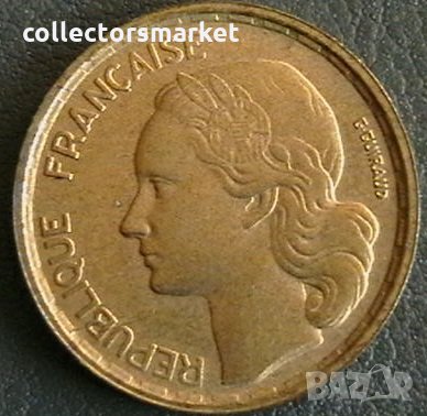 10 франка 1955, Франция, снимка 2 - Нумизматика и бонистика - 28433202