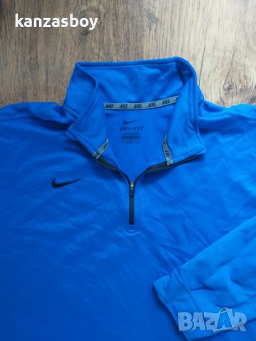 Nike Dri-Fit 1/2 Zip Top Mens - страхотна мъжка блуза, снимка 2 - Спортни дрехи, екипи - 36661353