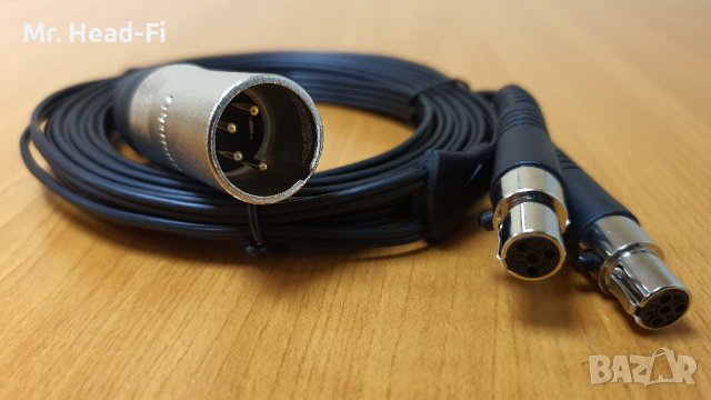 Слушалков кабел Audeze OEM Balanced 4-Pin XLR (Flat-Ribbon), снимка 2 - Слушалки и портативни колонки - 37017444