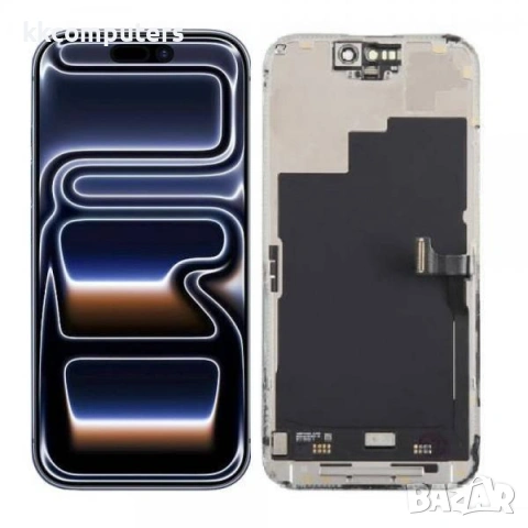 JK OLED Съвместим LCD Дисплей за iPhone 17 Pro Max 6.9 (2025) + Тъч скрийн / Черен / Баркод : 484323