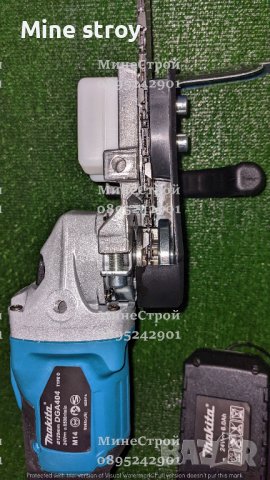 2 в 1 Ъглошлайф MAKITA 24V с 2 батерии 6.0Ah Макита резачка флекс, снимка 5 - Други инструменти - 39759617