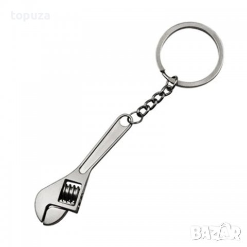 Метален хромиран ключодържател "френски ключ", снимка 4 - Аксесоари и консумативи - 39350330