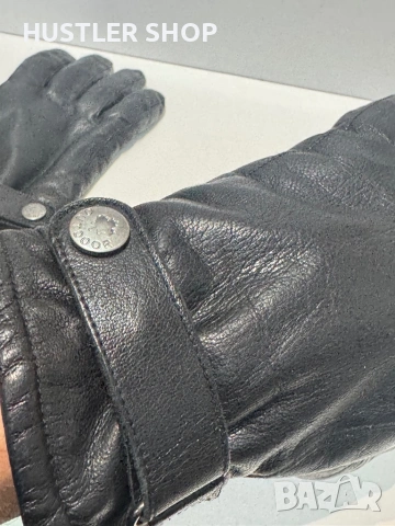 Мъжки ръкавици от естествена кожа HANDSKMAKAR'N OUTDOOR. Размер 10, снимка 8 - Ръкавици - 53138371