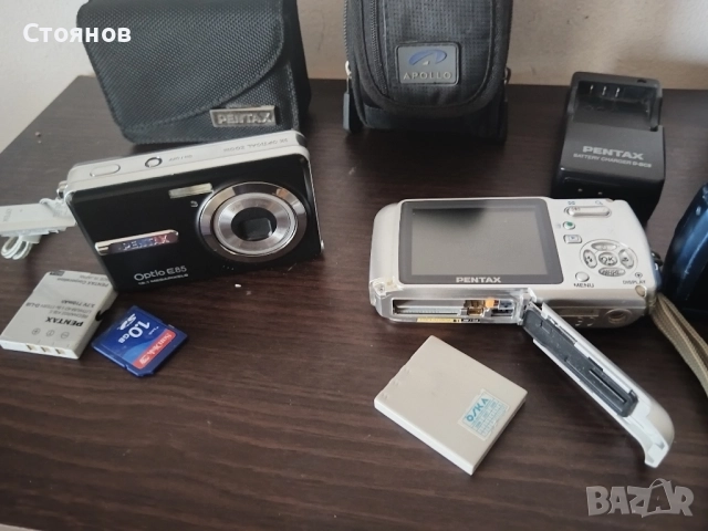 Камери PENTAX Optio M60,PENTAX Optio W10,PENTAX Optio E85 Japan, снимка 11 - Фотоапарати - 48929210